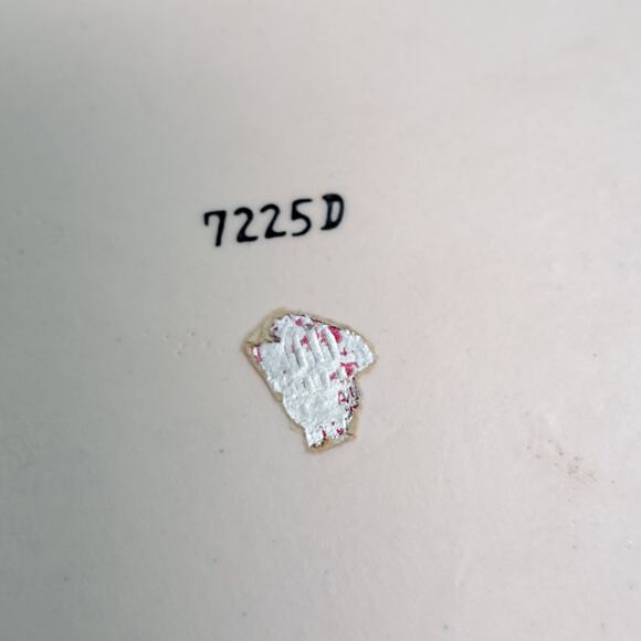 Vintage Lenwile Ardalt Painted Porcelain Covered Trinket Box Fleur de Lis Grapes - Picture 9 of 11